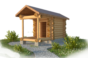 баня 2 на 3 под крышу